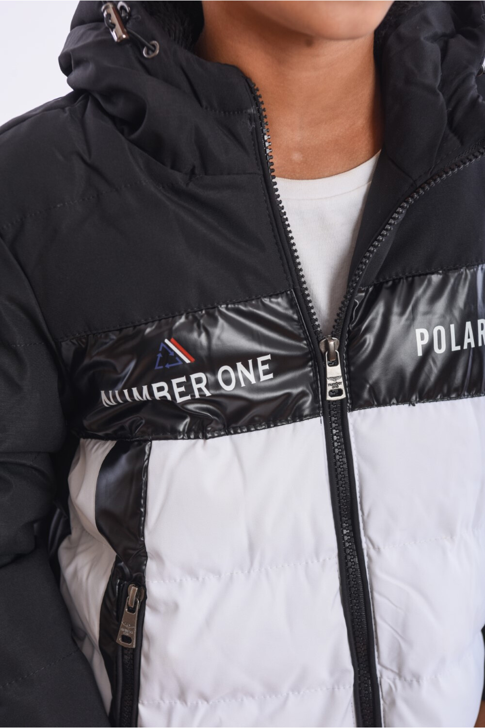 Boy's Front Printed Waterproof Padded Jacket