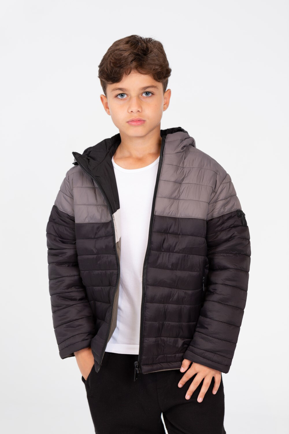 Men's Double Face Waterproof Jacket With Side Zippers
