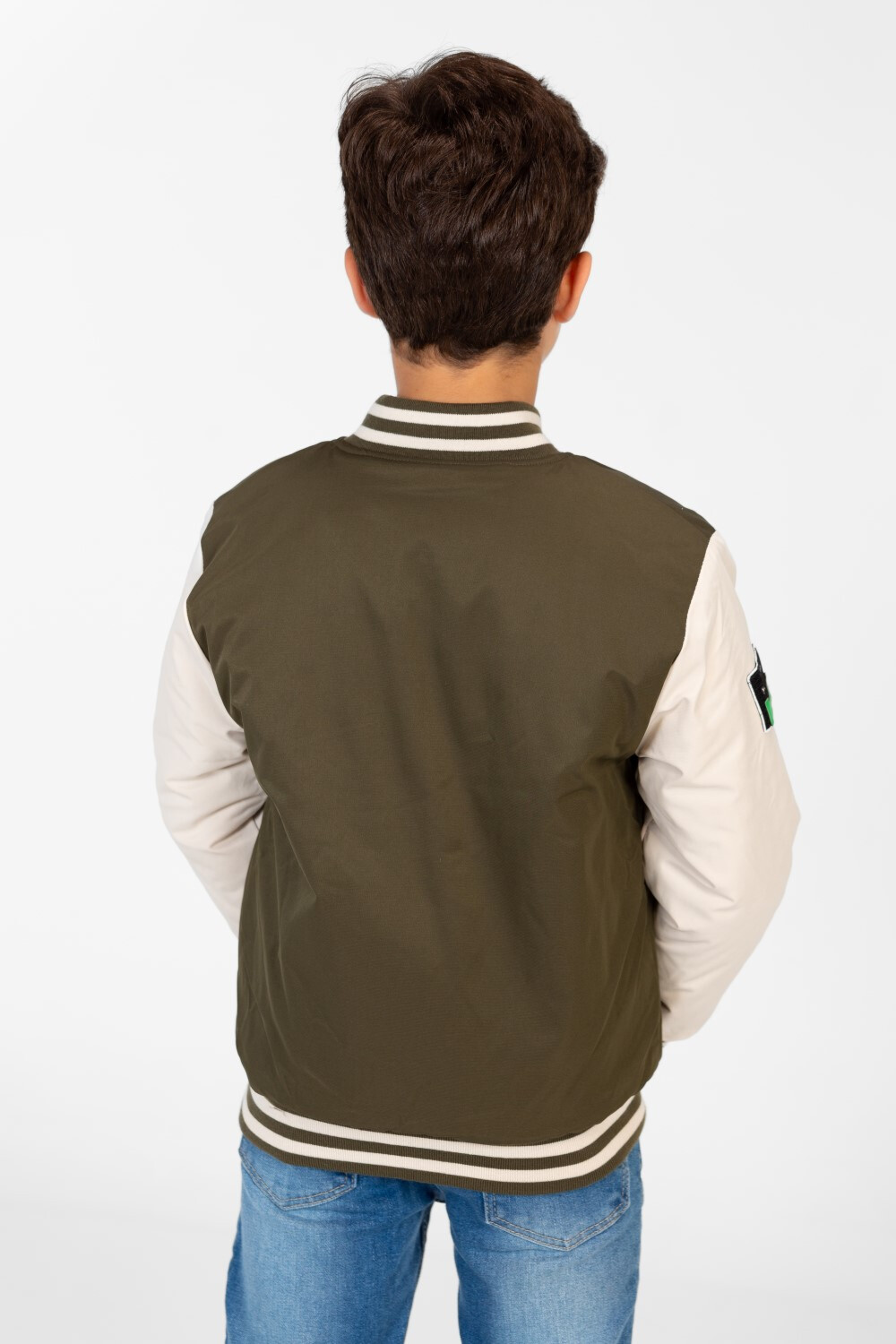 Boy's Varsity Waterproof Long Sleeve Baseball Jacket