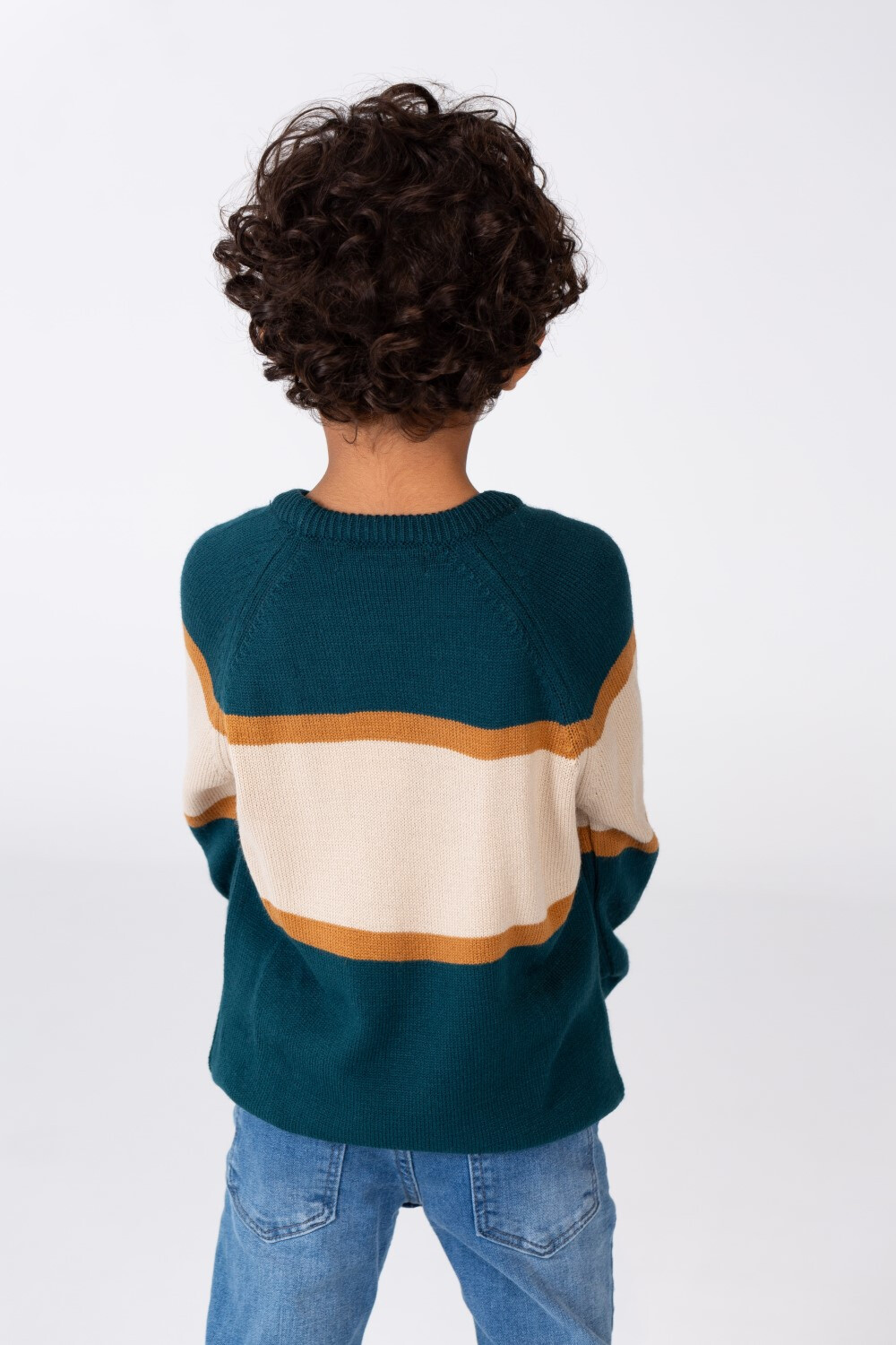 Boy's Regular Fit Crew Neck Pullover