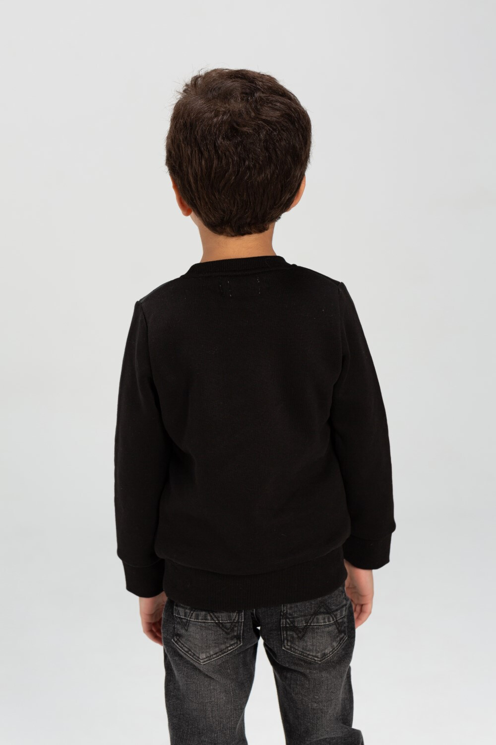 Boy's Regular Fit Made Of Comfort Melton Rounded Neck Padded Printed SweatshirtBoy's Regular Fit Made Of Comfort Melton Rounded Neck Padded Printed Sweatshirt