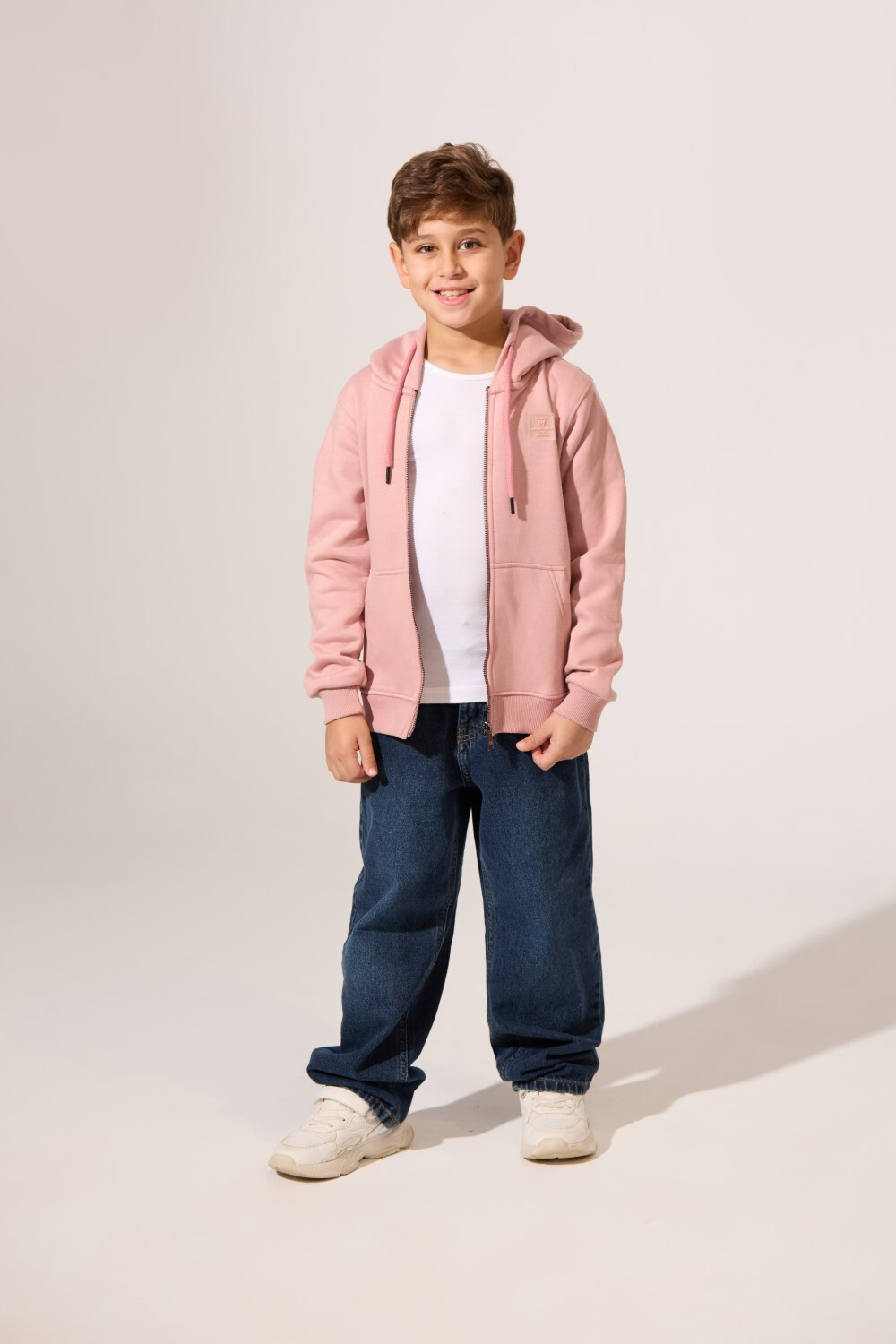 Boy's Slim Fit Milton Hoodie Sweatshirt With Full Front Zipper And Long Sleeves