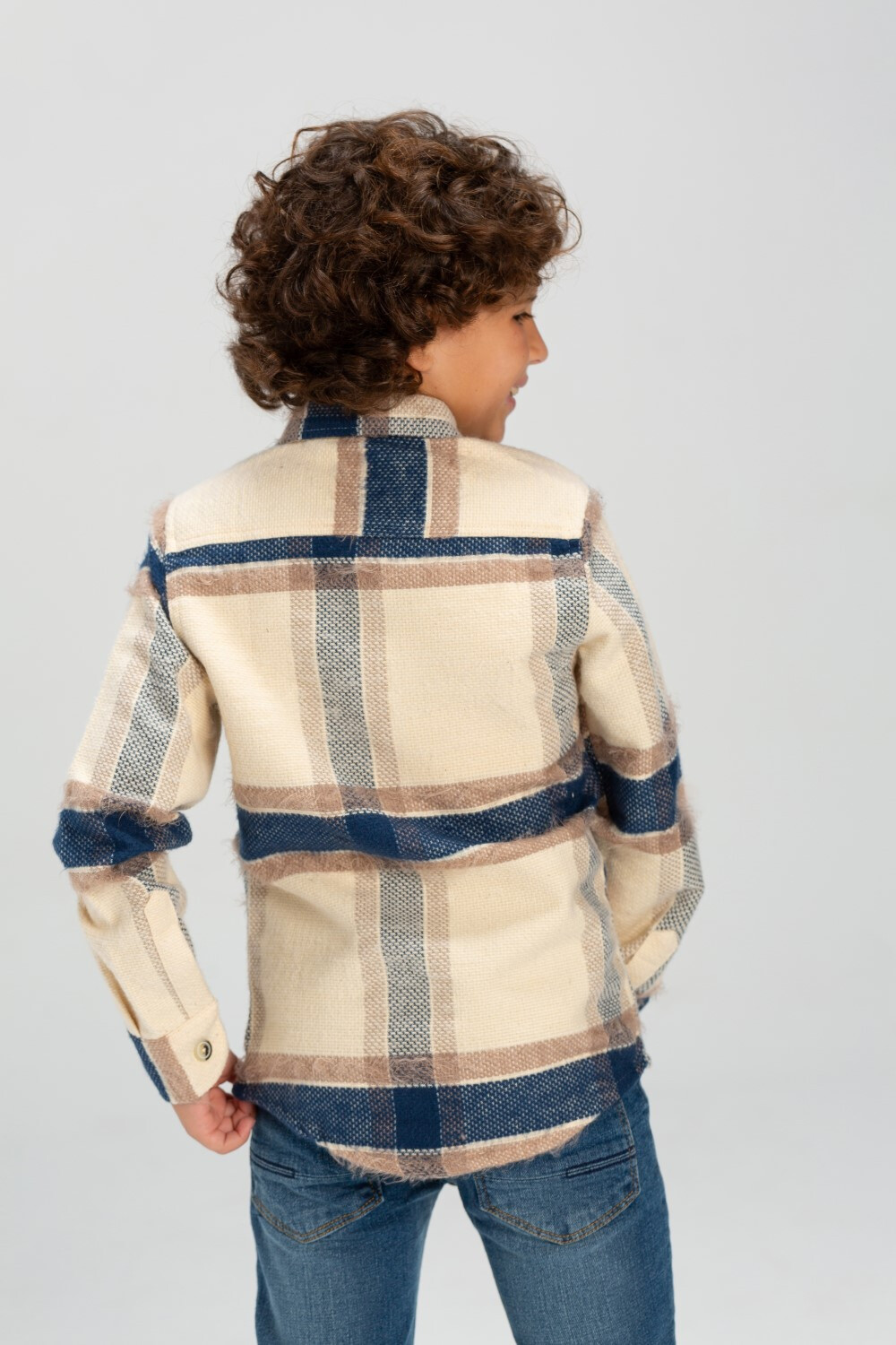 Boy's Regular Fit Front Pockets Uinque Style Shirt