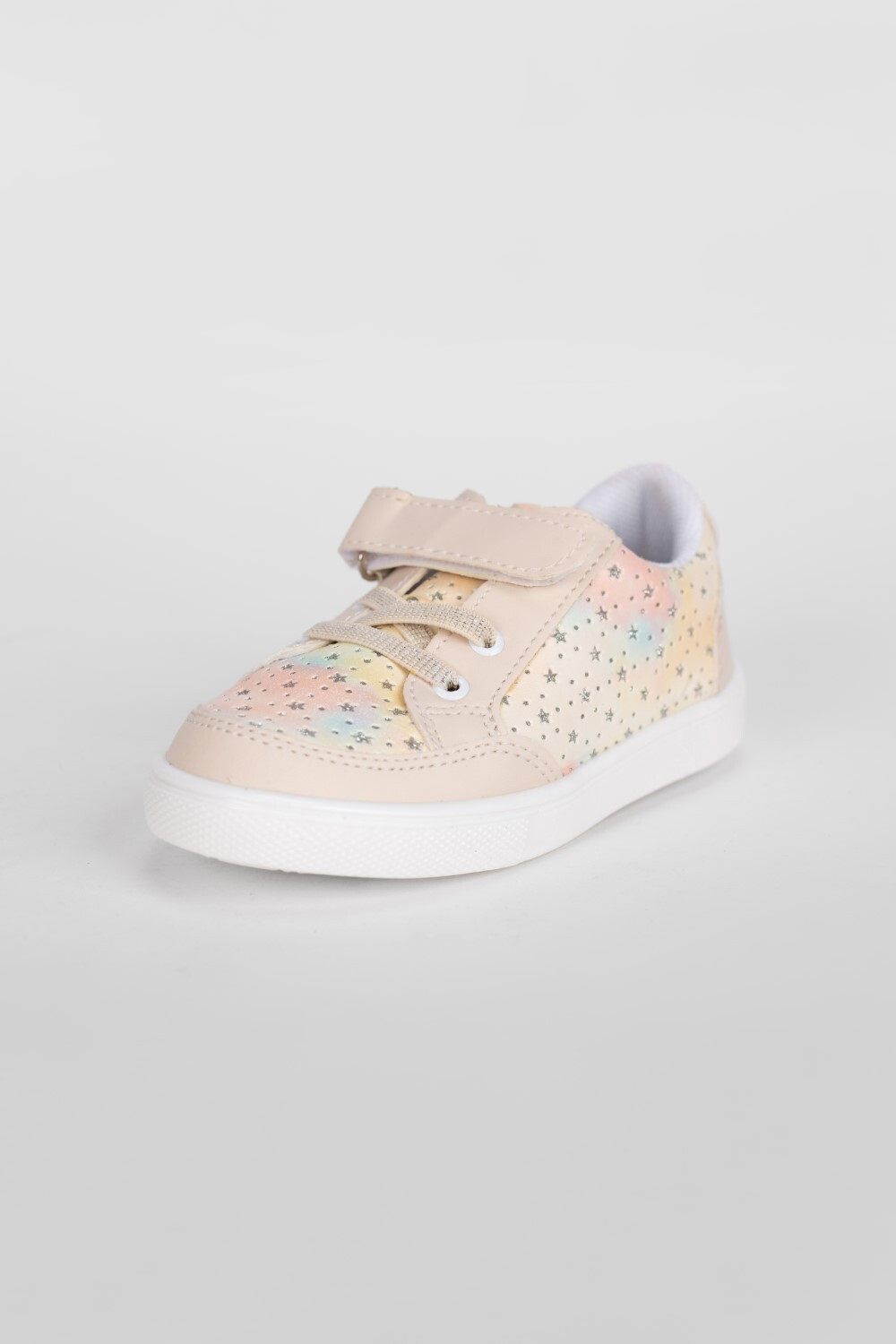 Girl's Flat Unique Multi Color Sneaker
