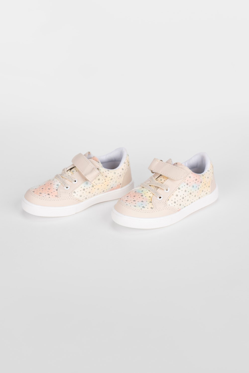 Girl's Flat Unique Multi Color Sneaker