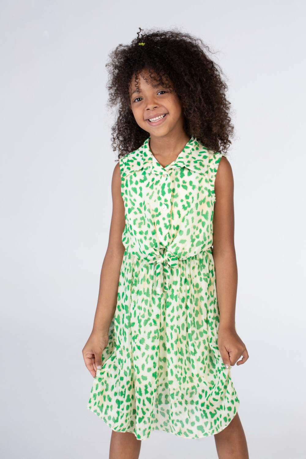 Girls floral Jaqar Cut Dress With A Unique Cut