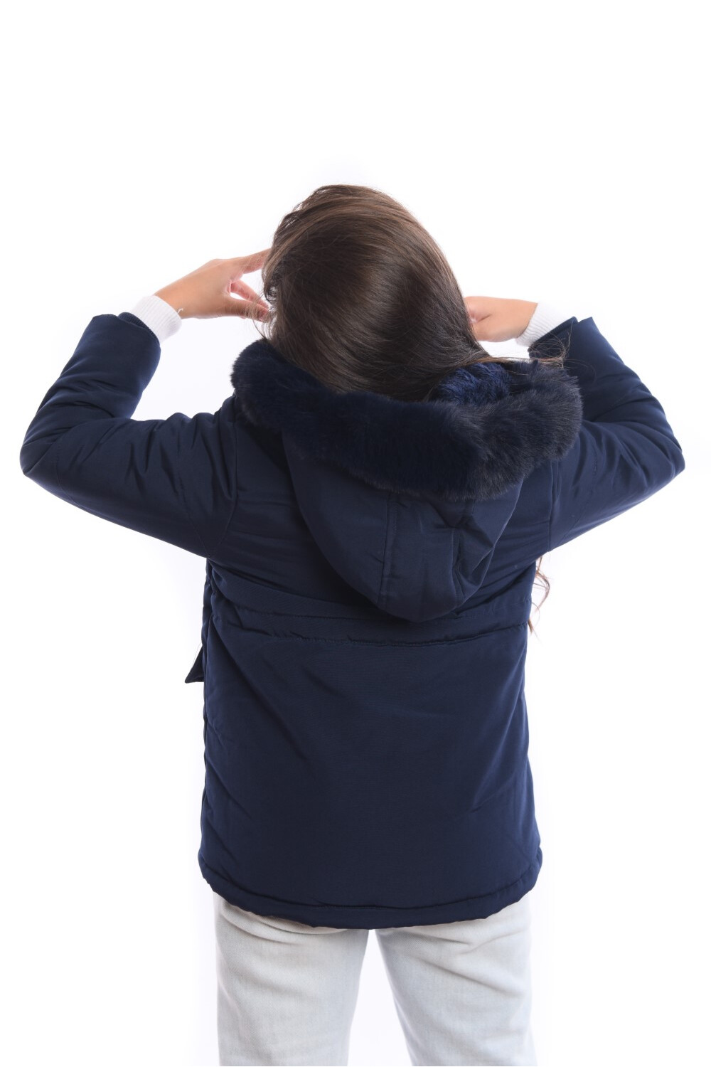 Girl's Waterproof Padded With Front Pockets Jacket