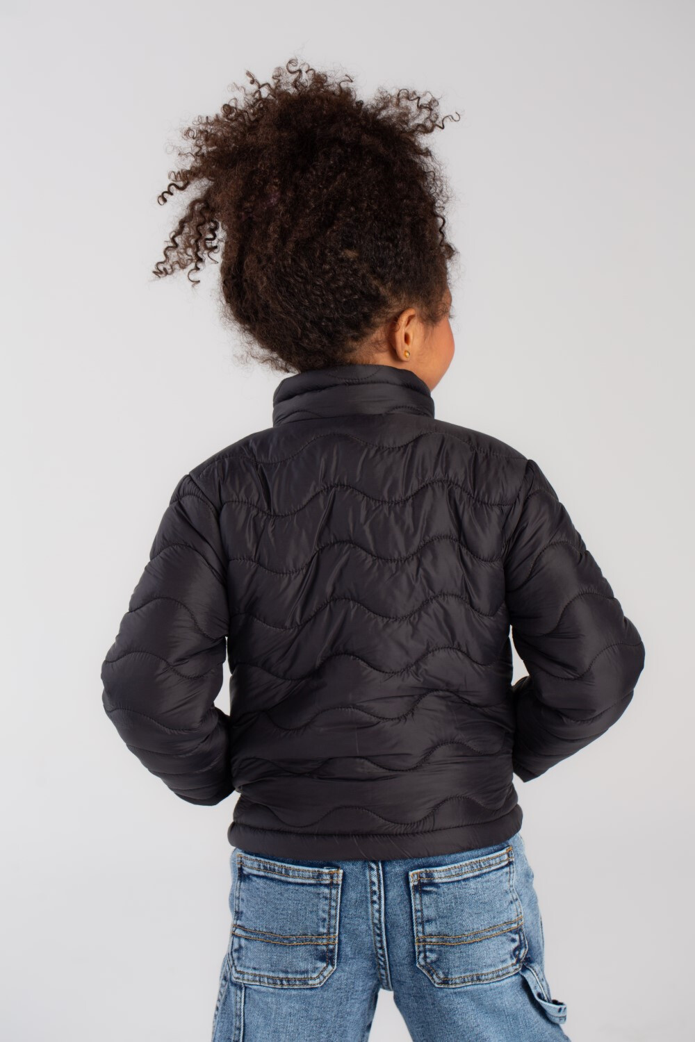 Girl's Waterproof Padded With Front Pockets Jacket