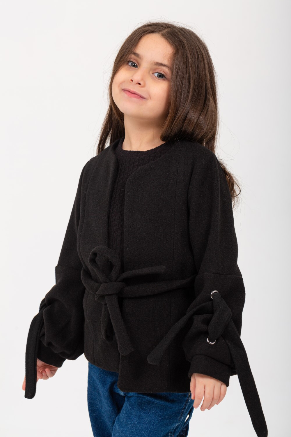 Girl's Fashion Casual Full Zipper Gokh Jacket