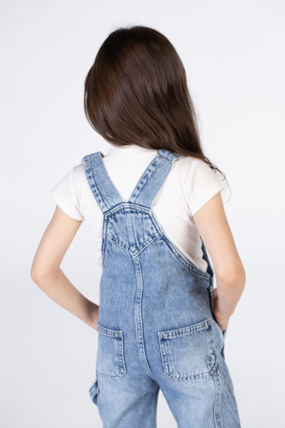 Girls jeans Slouchy Jumpsuit With A Front Pocket And A Unique Cut Tomato Stores