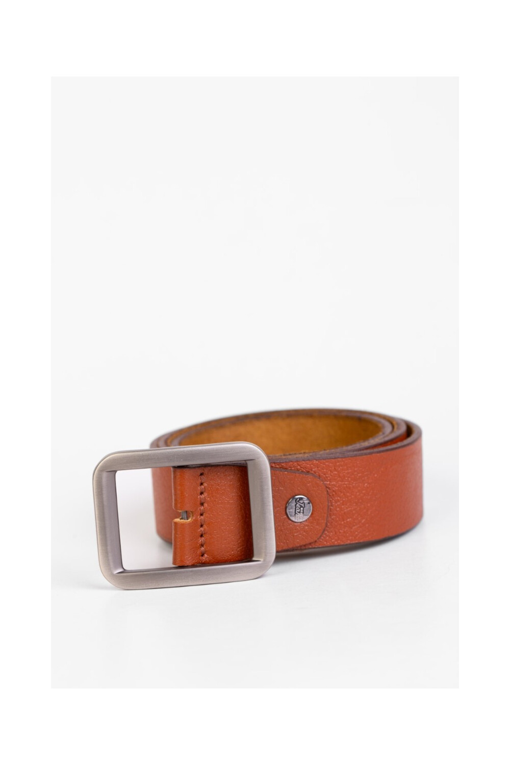 Men's Square Clasp Faux Leather casual belt