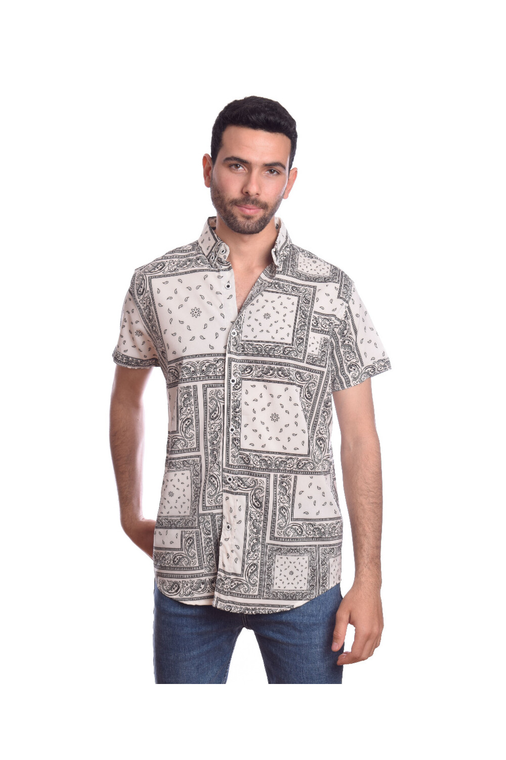 Men's Jakar Regular Fit Soft Cotton Shirt That Features A Unique Details
