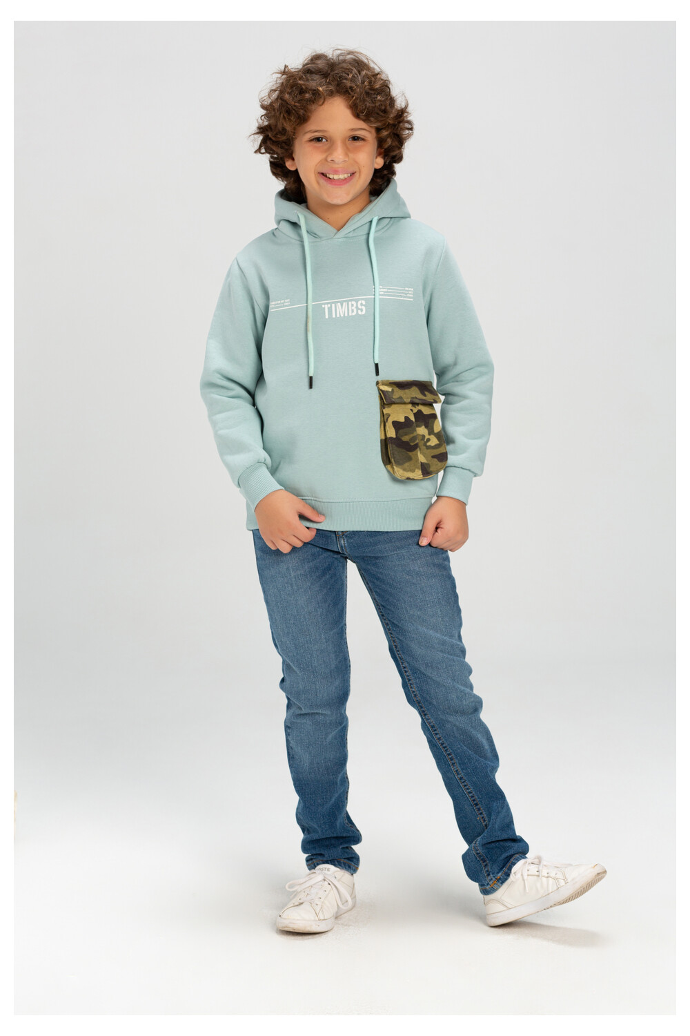 Boy's Casual Full Zipper Waterproof Front & Back Printed Sweatshirt With Unique Style
