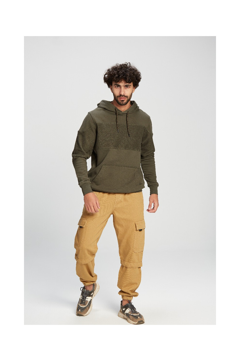 Men's  Hoodie Regular Fit Soft Melton Basic Padded Sweatshirt