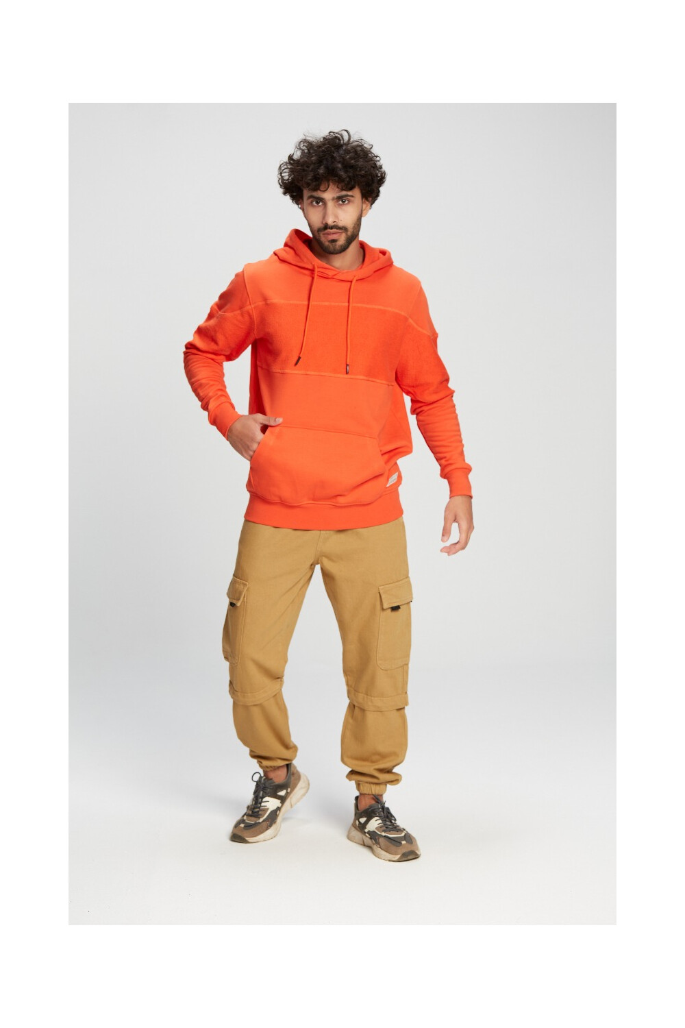 Men's  Hoodie Regular Fit Soft Melton Basic Padded Sweatshirt