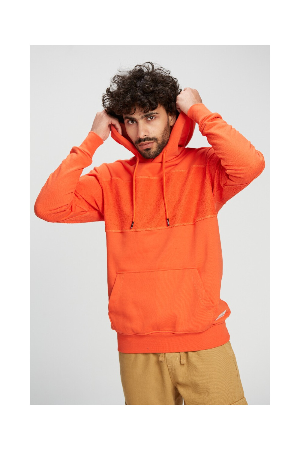 Men's  Hoodie Regular Fit Soft Melton Basic Padded Sweatshirt