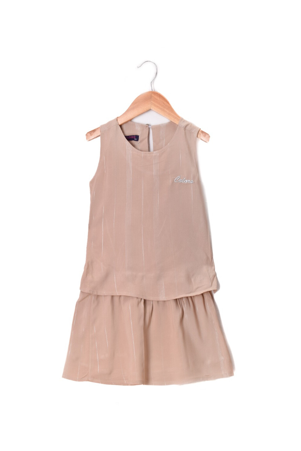 Girl's Children Casual Sleeveless Rounded Neck Blouses