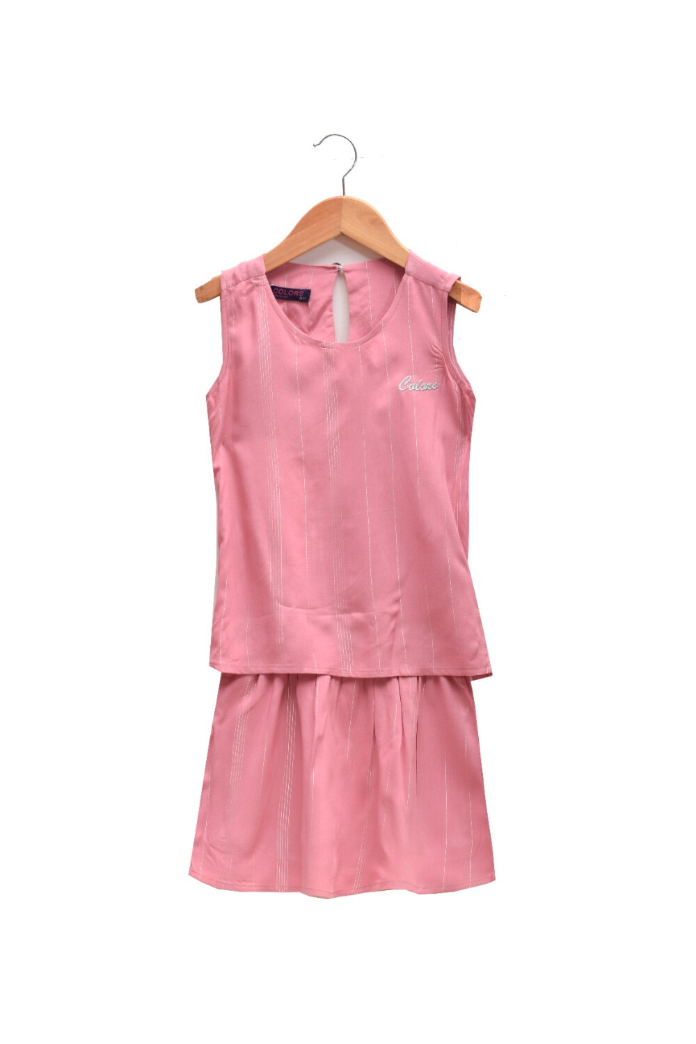 Girl's Children Casual Sleeveless Rounded Neck Blouses