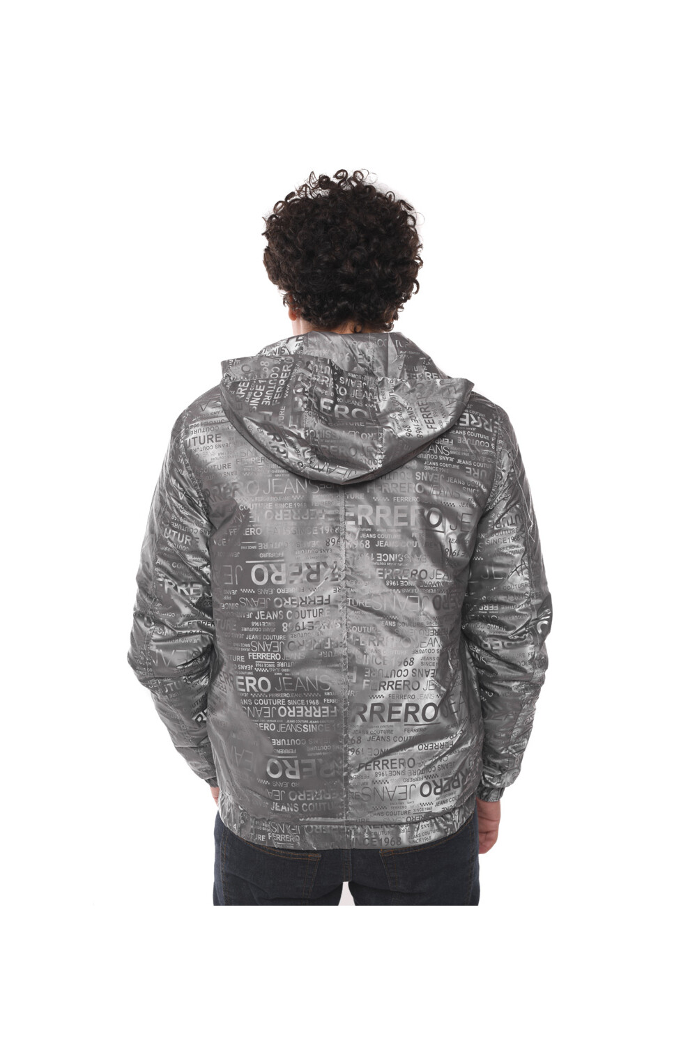 Men's Printed Casual Full Zipper Waterproof Jacket
