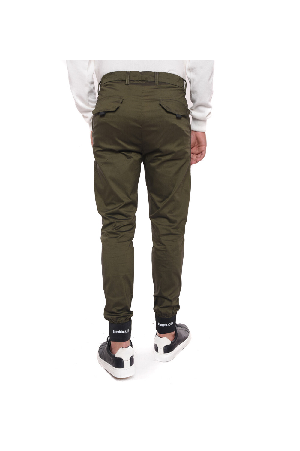 Men's Gabardines Elasticated Waist with Pockets Sweatpants
