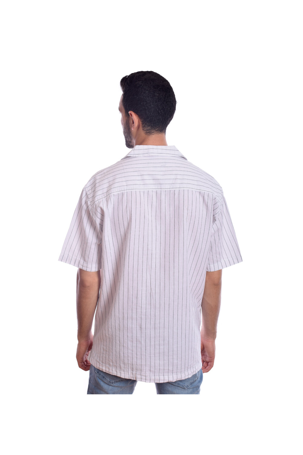 Men's Cotton Regular Fit Shirt With Striped Details