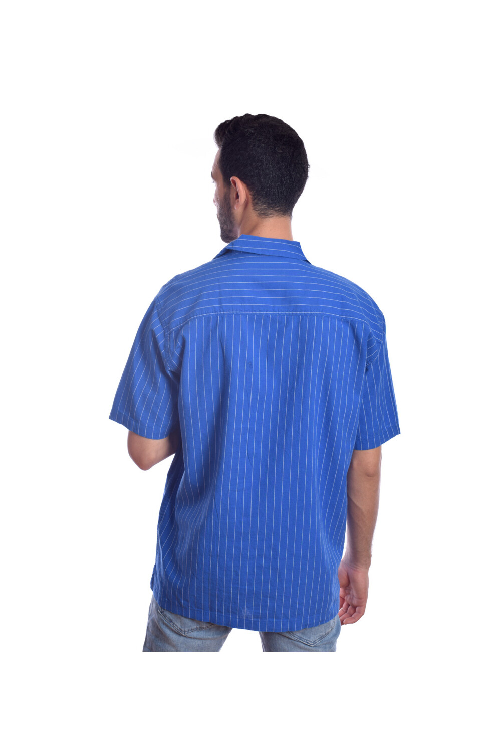 Men's Cotton Regular Fit Shirt With Striped Details