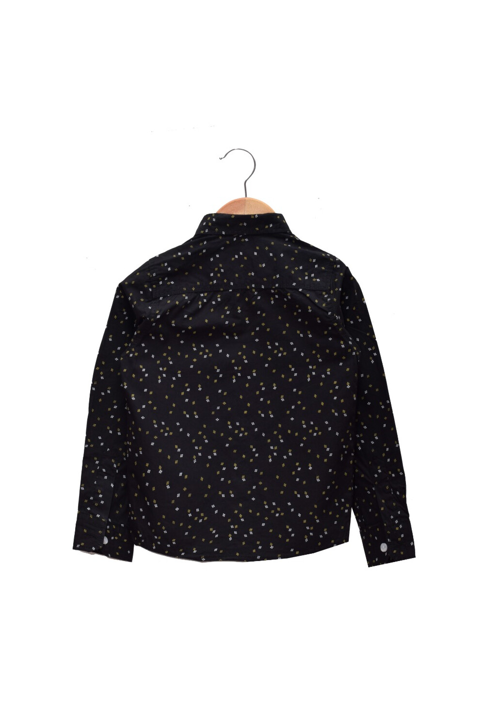 Boy's Regular Fit Casual With Patterns Style Cotton Shirt