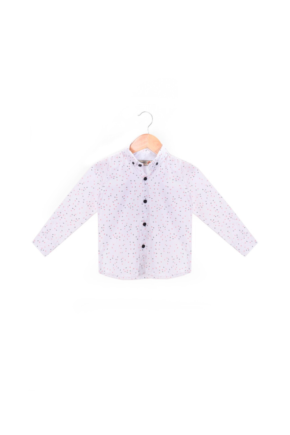 Boy's Regular Fit Casual With Patterns Style Cotton Shirt