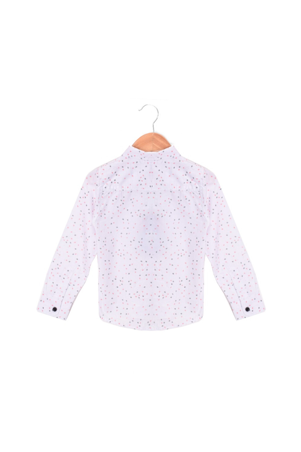 Boy's Regular Fit Casual With Patterns Style Cotton Shirt