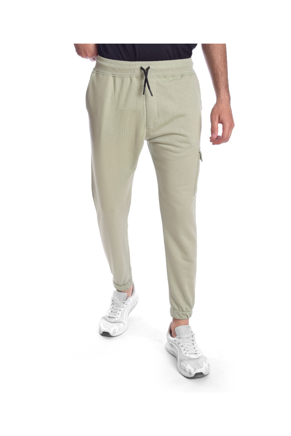 Men's Slim Fit Elasticated Waist With Side & Back Pockets Sports Unique Cut Sweatpants