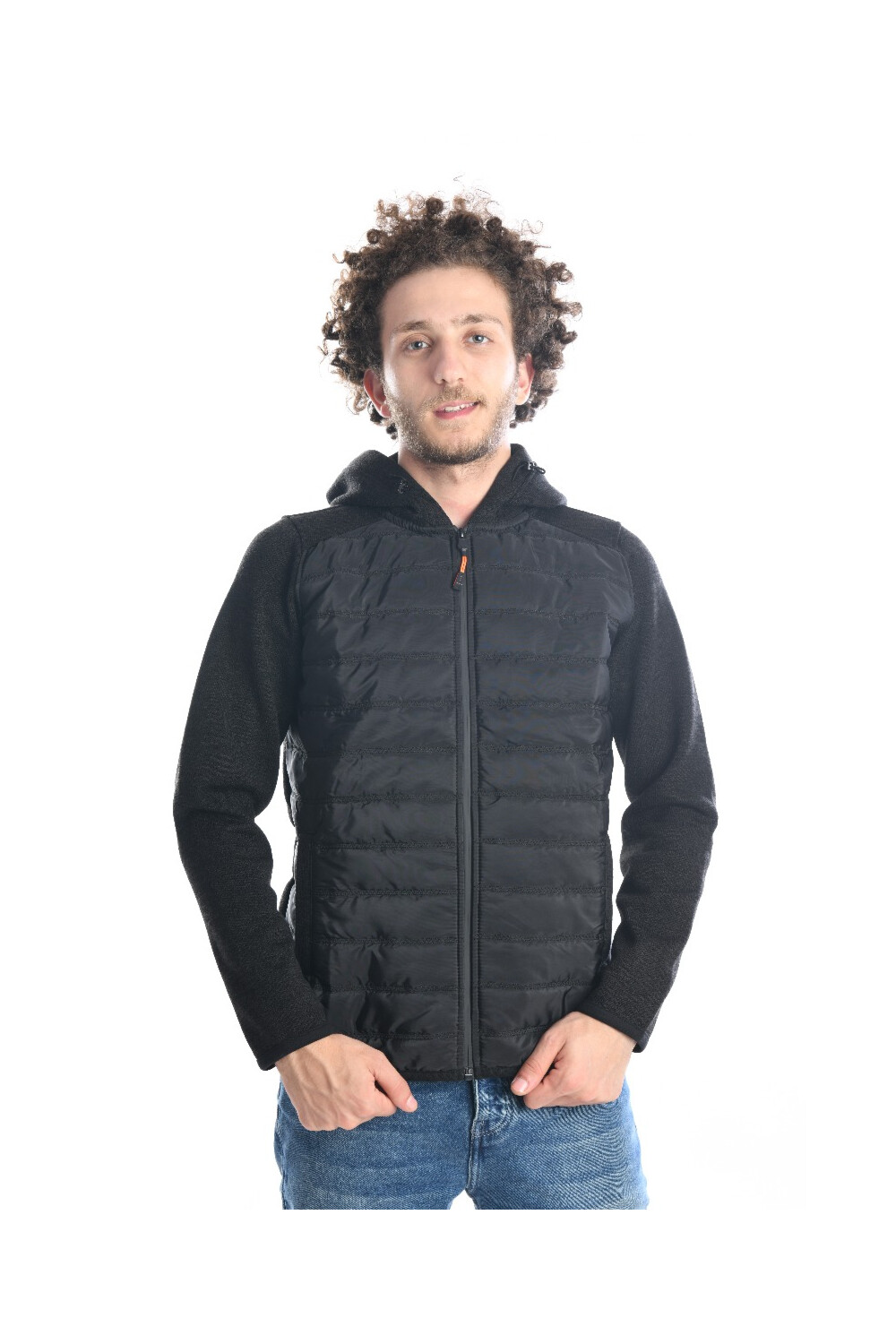 Men's Winter Hooded Padded Sweatshirt