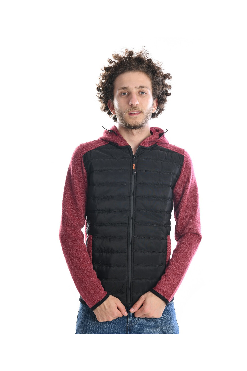 Men's Winter Hooded Padded Sweatshirt