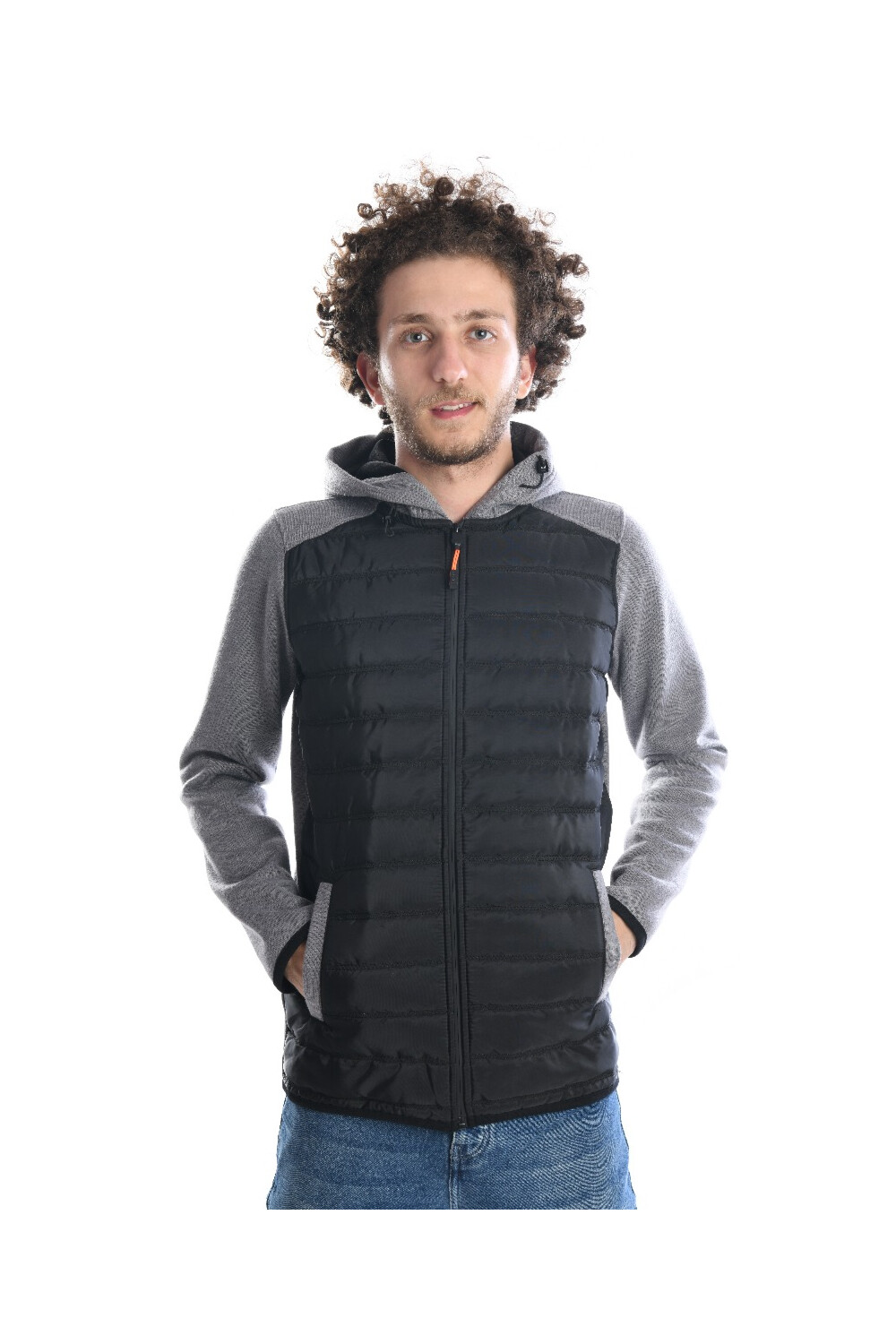 Men's Winter Hooded Padded Sweatshirt