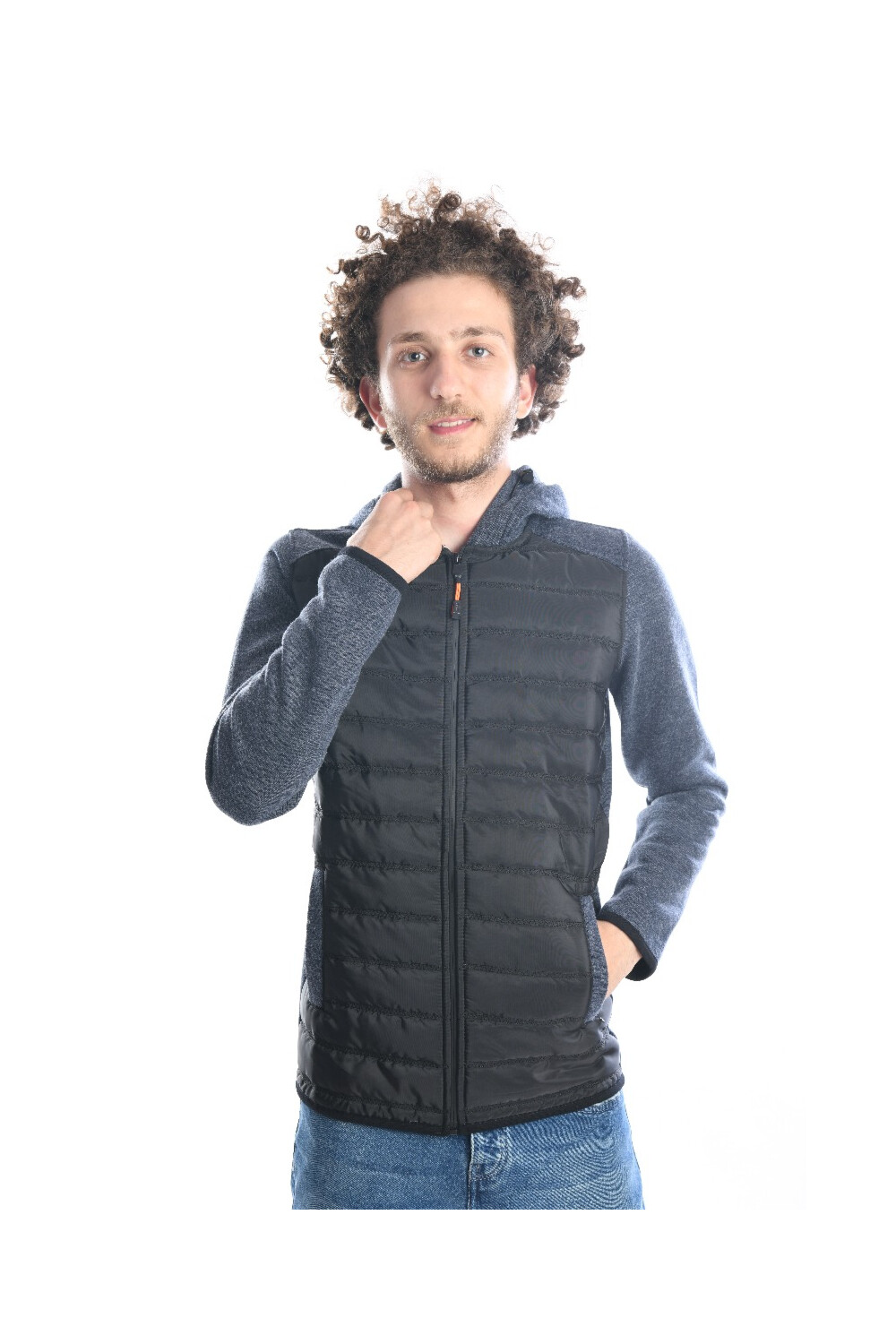 Men's Winter Hooded Padded Sweatshirt