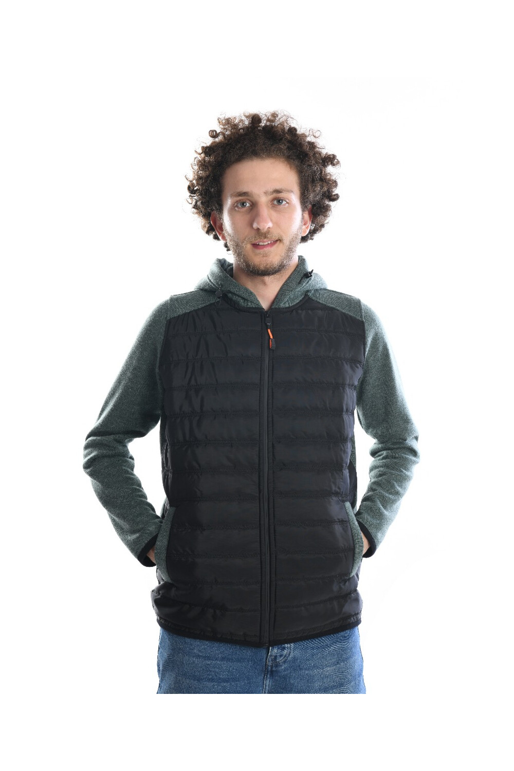 Men's Winter Hooded Padded Sweatshirt