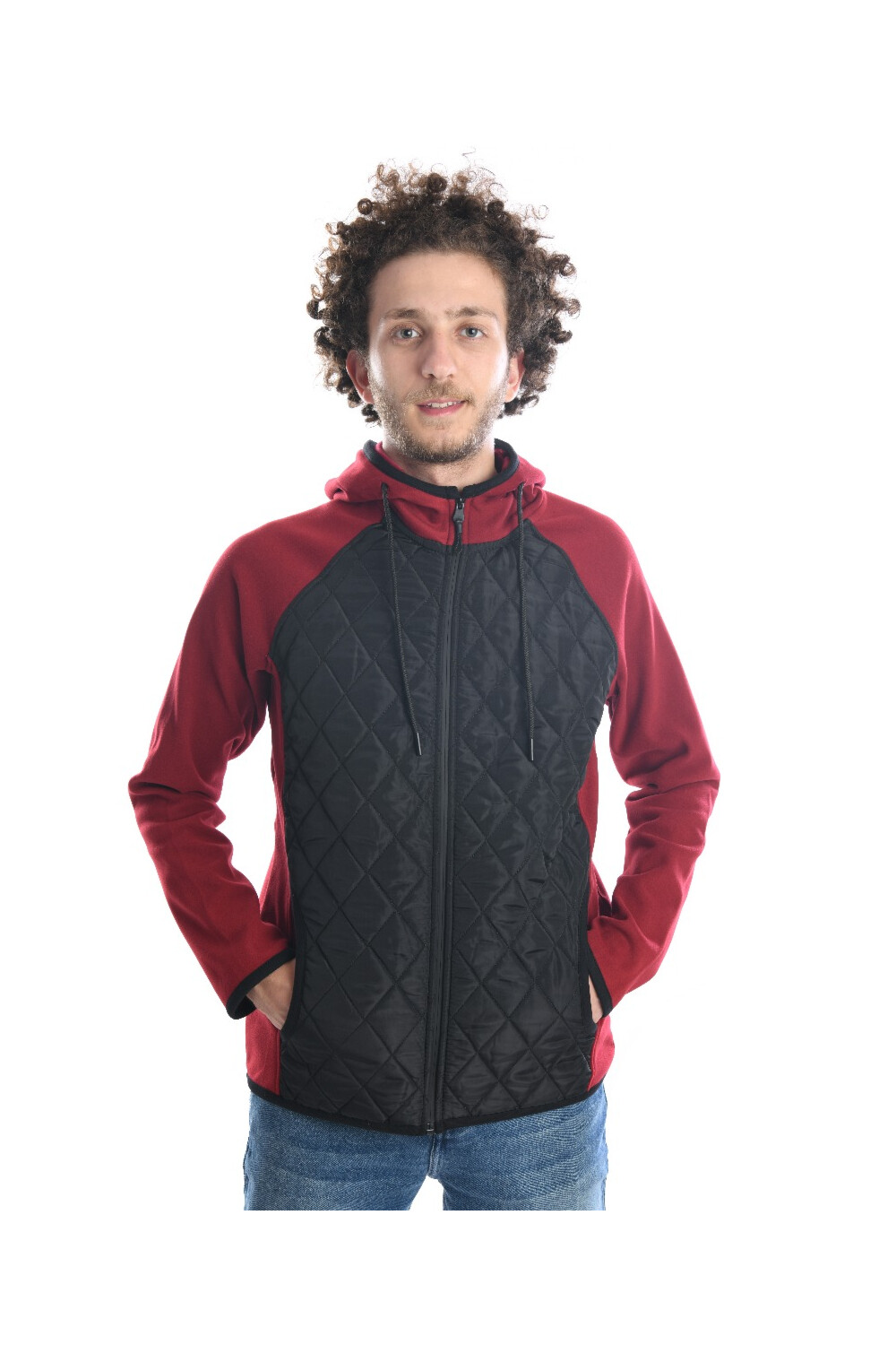 Men's Winter Hooded Padded Sweatshirt