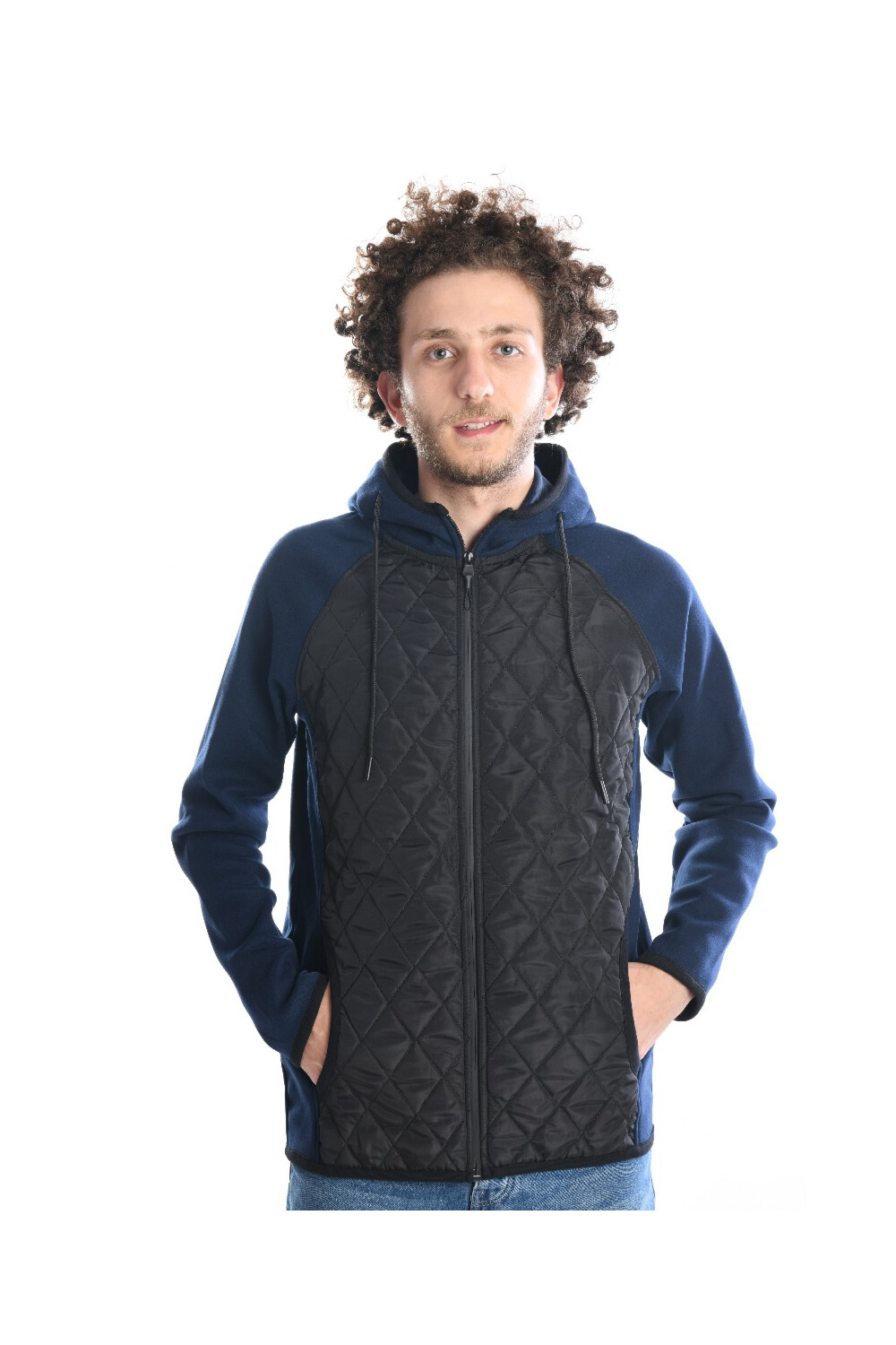 Men's Winter Hooded Padded Sweatshirt