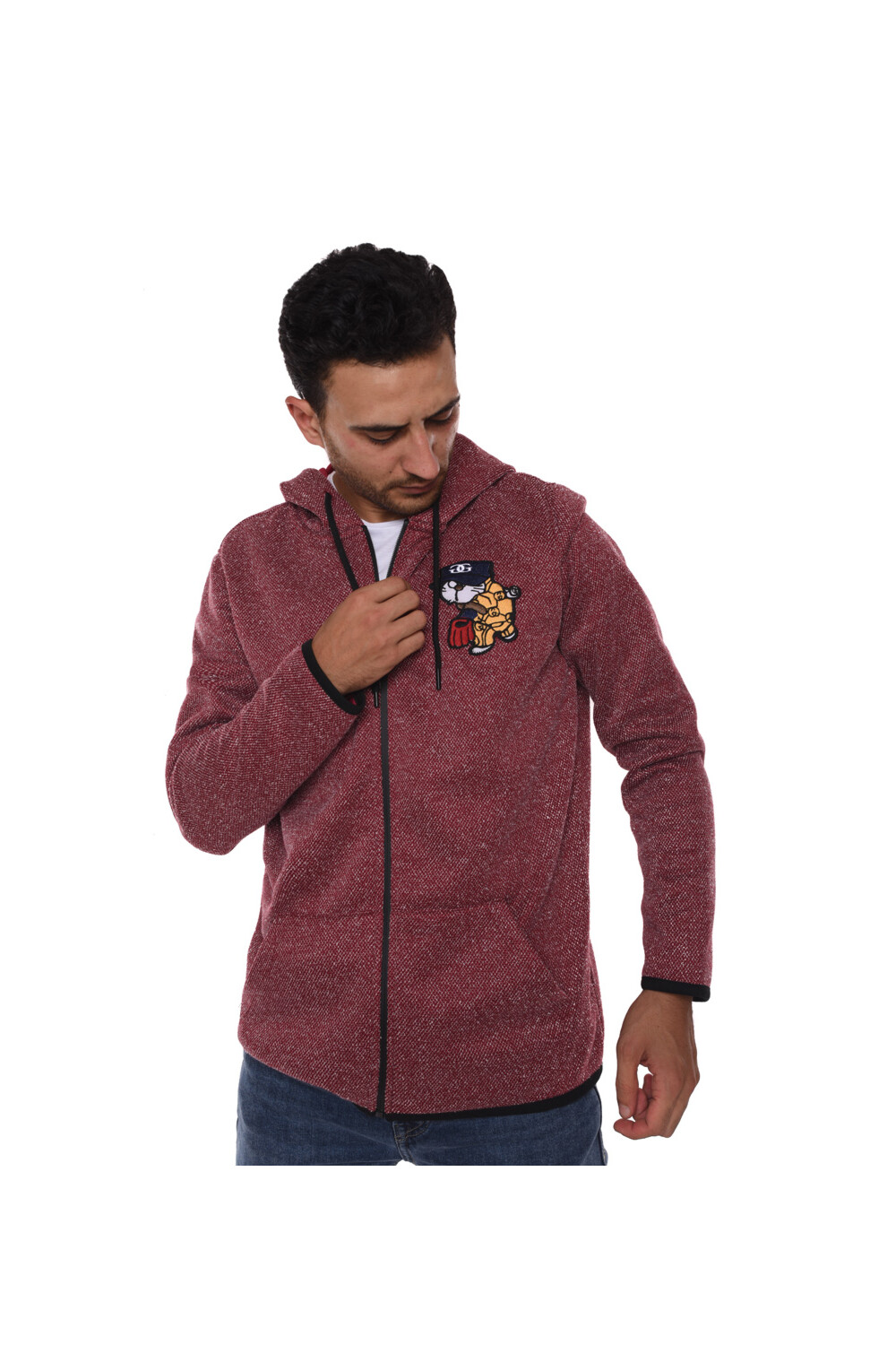 Men's Hooded Full Zipper Sweatshirt