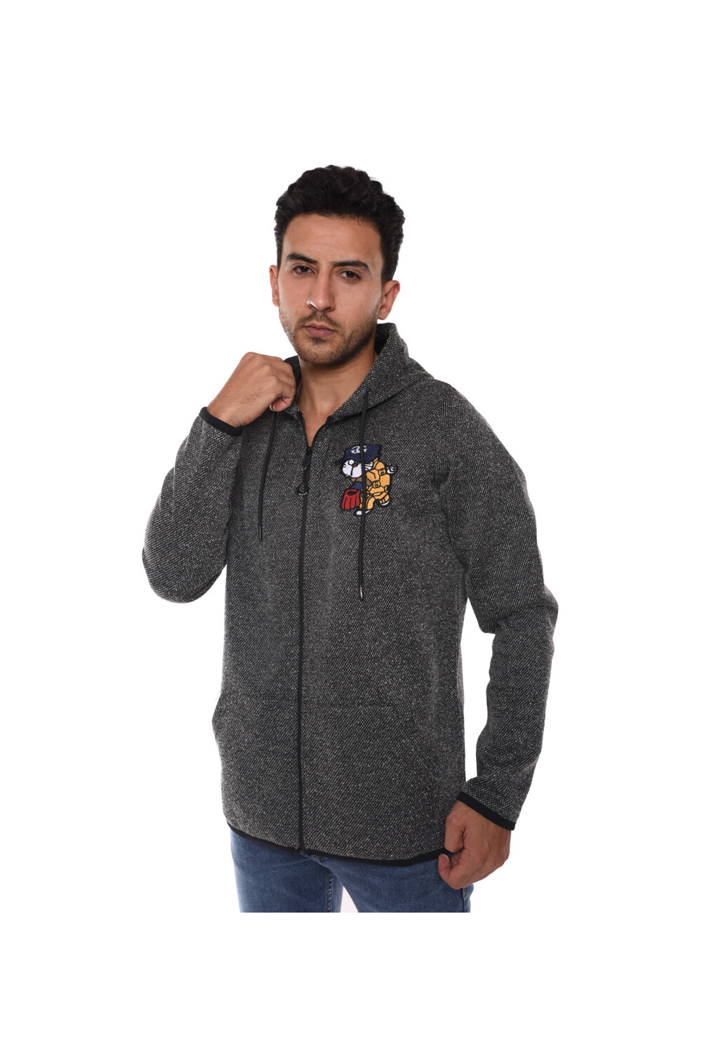 Men's Hooded Full Zipper Sweatshirt