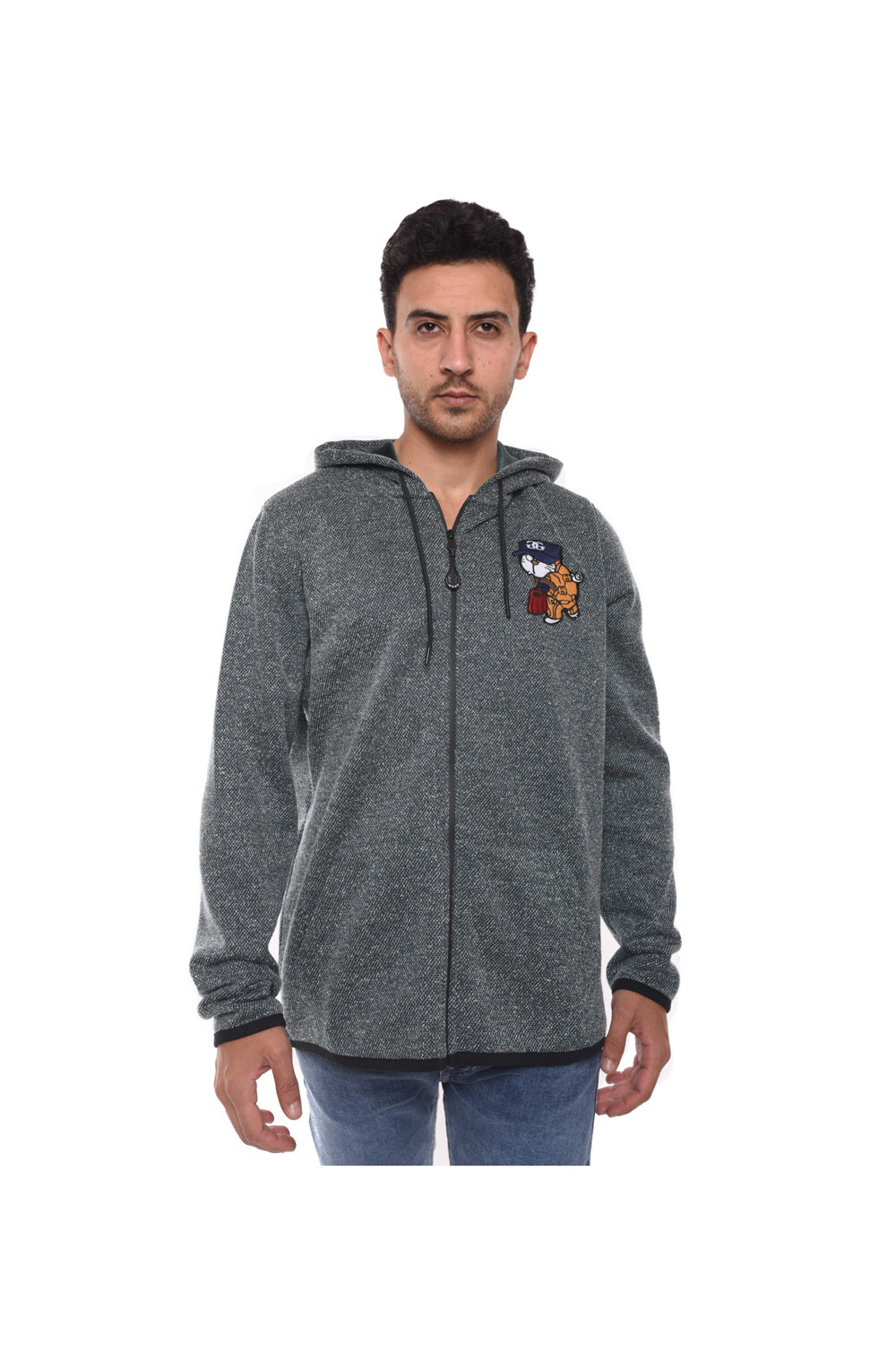 Men's Hooded Full Zipper Sweatshirt