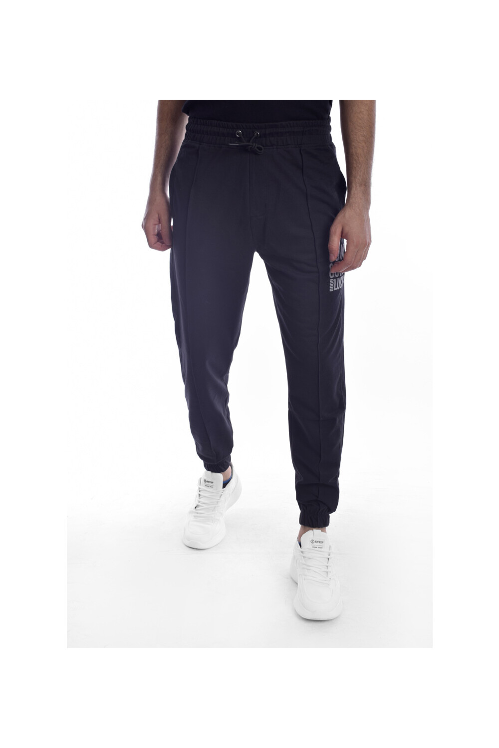 Men's Side Printed Slim Fit Elasticated Waist Sports Sweatpants