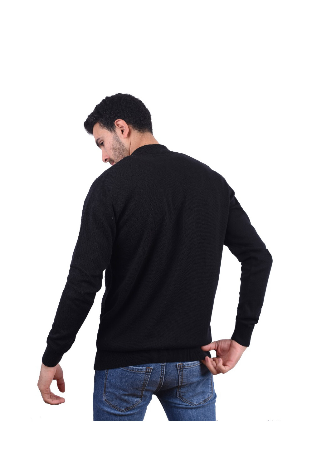 Men's Slim Fit Full Zipper Unique Style Pullover