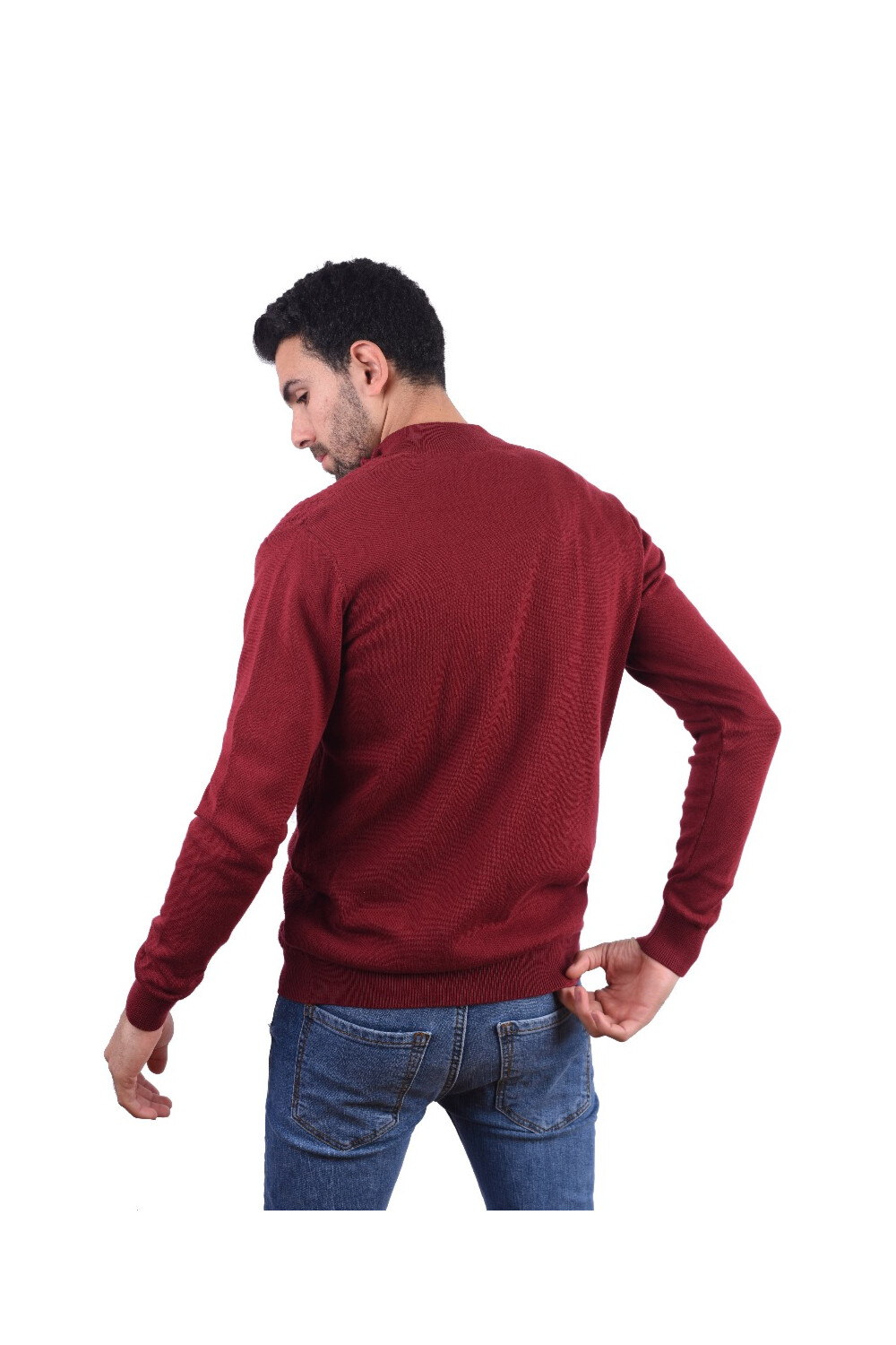 Men's Slim Fit Full Zipper Unique Style Pullover