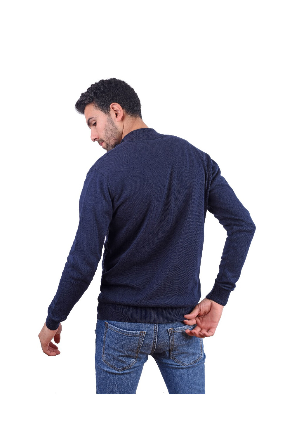 Men's Slim Fit Full Zipper Unique Style Pullover