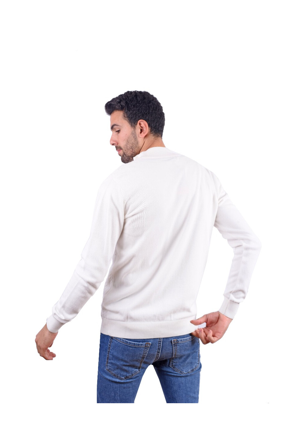 Men's Slim Fit Full Zipper Unique Style Pullover