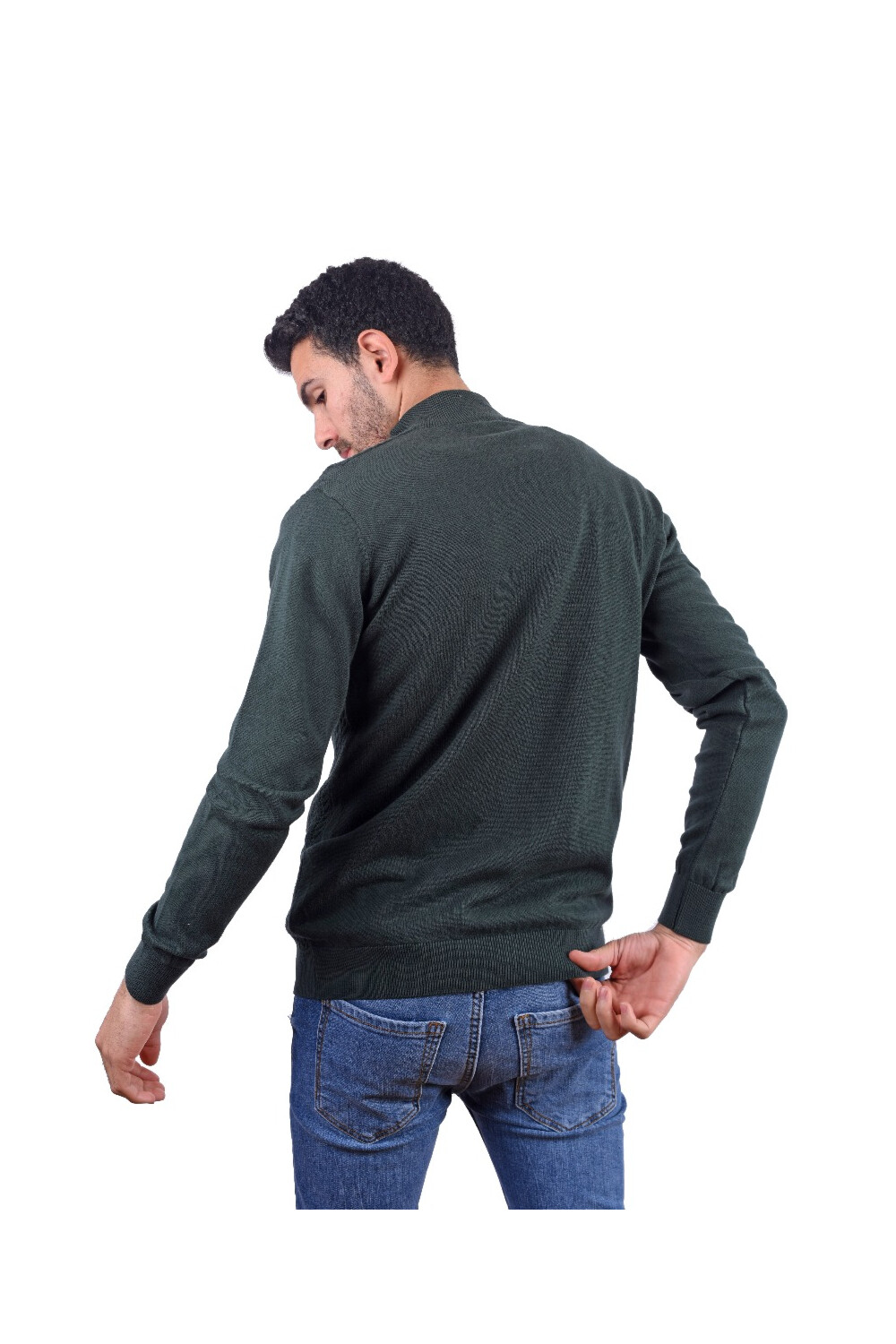 Men's Slim Fit Full Zipper Unique Style Pullover