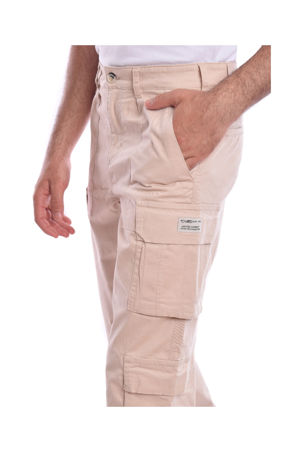 Men's Made Of Soft Gabardines Cargo Pants