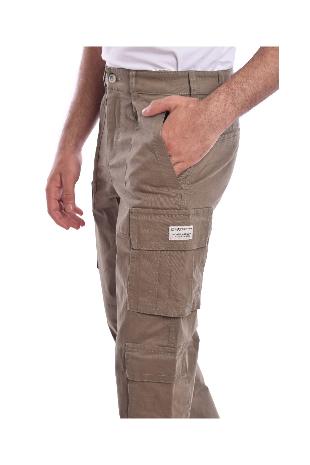 Men's Made Of Soft Gabardines Cargo Pants