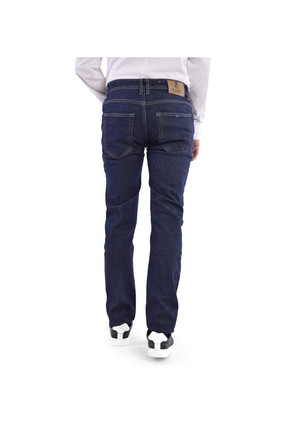 Men's Slim Fit Basic Details Jeans Pants With Five Pockets