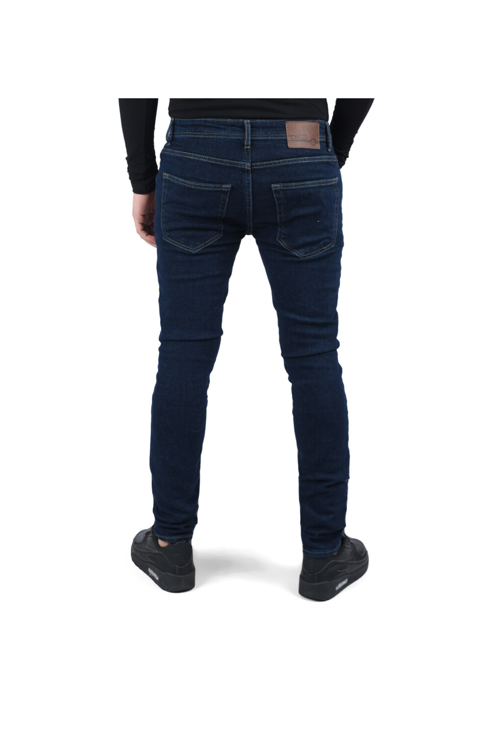 Men's Slim Fit Basic Details Jeans Pants With Five Pockets